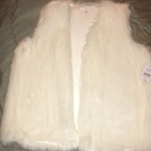 White Fur Vest